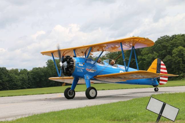 Vets soar at Sussex Airport All ready to take off.