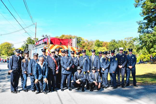 Photos: Firemen’s Inspection Day & Parade <b>Members of the Montague Volunteer Fire Department.</b>