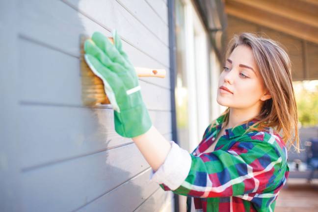 An exterior paint makeover