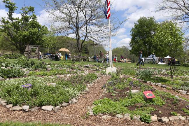 Medicine Wheel celebrated at Lusscroft Farm The medicine wheel filled with herbs and edible plants at Lusscroft Farms