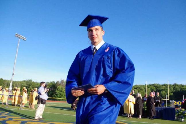 Vernon graduates ready to take on the world High school graduate Logan Costello.