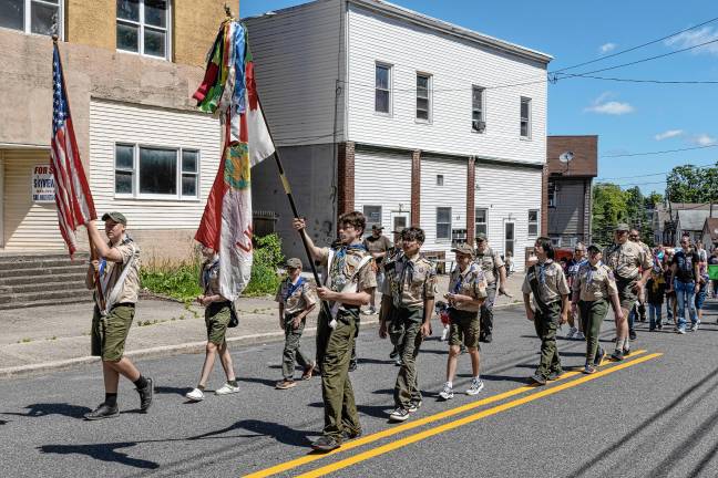 Photos: Memorial Day Parade in Franklin Boy Scouts march in the parade.