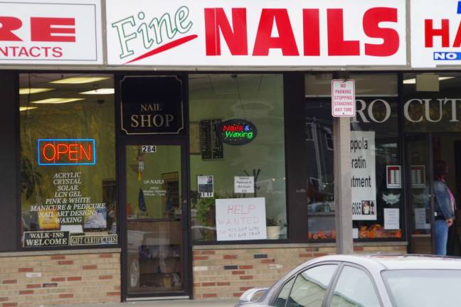 Readers who identified themselves as Pam Perler, Joann Huff and David Cole knew last week's photo was of Fine Nails, located on Route 23 North in the ShopRite Shopping Plaza.