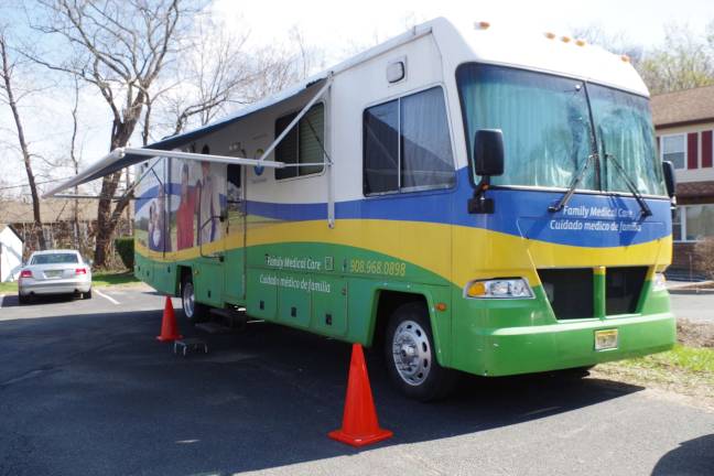 Zufall Health Community Health Centers brought their mobile medical and dental Health Van to Franklin to offer assistance to area veterans. The van makes daily visits to Veterans Administration health clinics.
