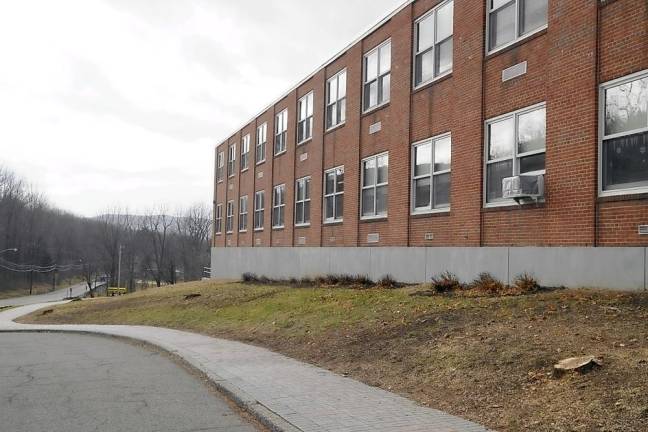 Trees used to line the Ogdensburg school path.