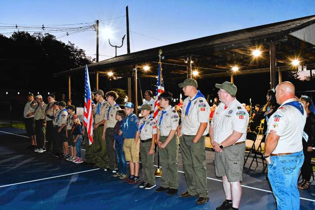 Photos: 9/11 Lights Memorial Service in Franklin Photos: 9/11 Lights Memorial Service in Franklin