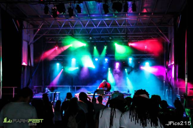 Festival to promote conscious living and environmentalism Musical guests perform.