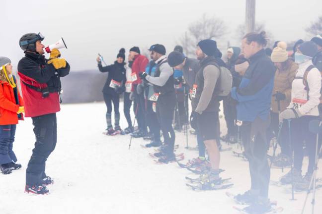 Nearly 120 people registered for the event after the date was changed from Jan. 28 because of the lack of snow. The event is organized by the Vernon Recreation Department.