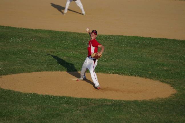 High Point Knights rout Outlaws The Hit & Run Outlaws pitcher Skylar Kotzen.