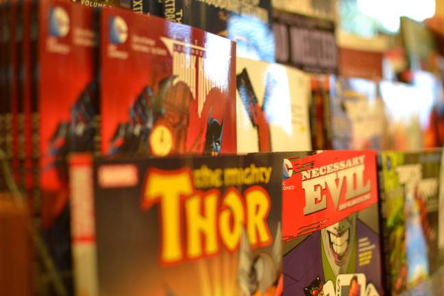 Photo by Katie Sobko Superhero movies such as 'Thor' and 'The Avengers' have created an uptick in comic book sales.