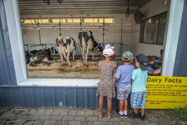 State Fair event schedule: Wednesday <b>Dairy Milking Demos happen throughout the day at the Milking Parlor.</b>