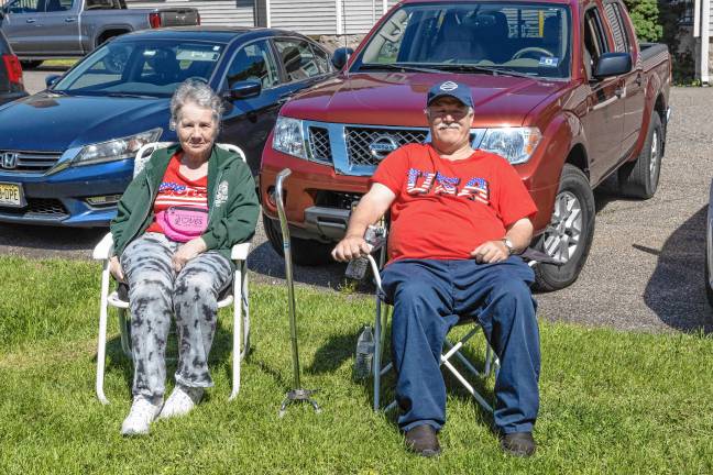 Photos: Memorial Day Parade in Franklin Connie Merklin and Harry Smith.