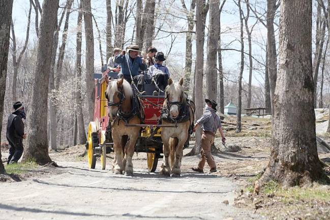 Bandits hold up the stagecoach at Wild West City (Photo provided)