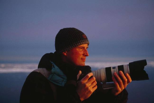 National Geographic Photograher Paul Nicklen to offer free lectures Photographer Paul Nicklen on assignment in the Arctic.