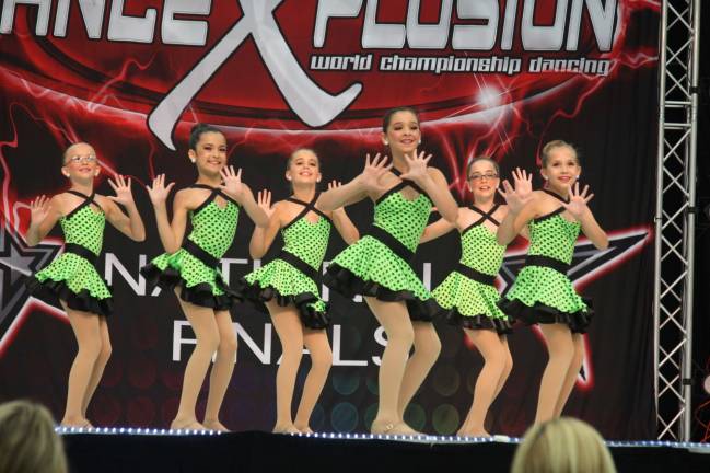 Dance Expression dancers perform at the Dance Xplosion championships in Wildwood.