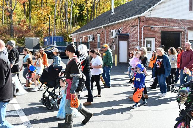 Ogdensburg hosts Halloween parade Participants march in the Ogdensburg Halloween Parade on Sunday.