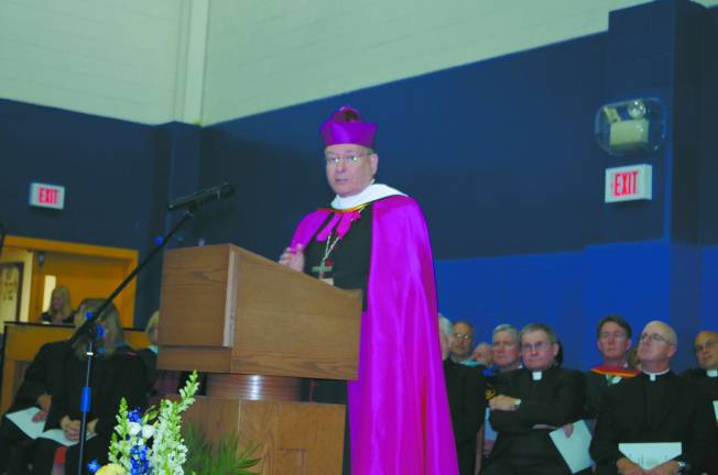 Most Reverend Arthur J. Serratelli, Presiding Bishop of the Diocese of Paterson, New Jersey.