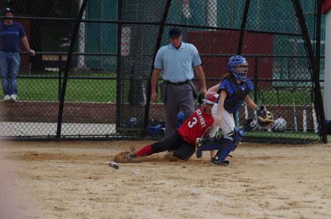 High Point softball wins state title High Point's Brianna Franko slides into home plate scoring the first point of the game.