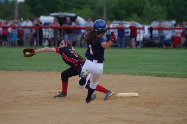High Point beats Lenape Valley in title game Something is about to happen at second base.