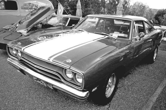 Classic cars cruise into Branchville An old school Plymouth.