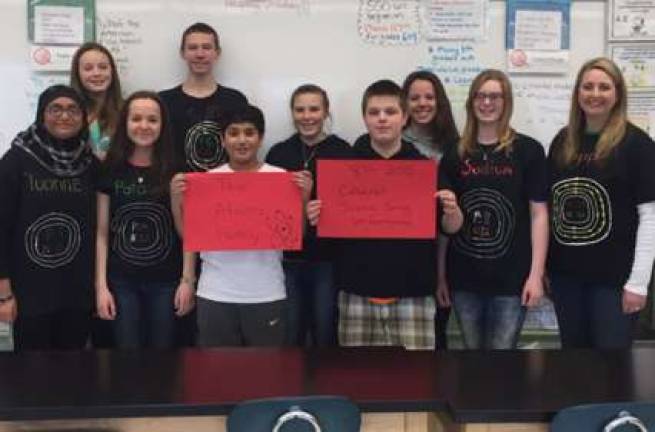 Ogdensburg students learn about periodic table