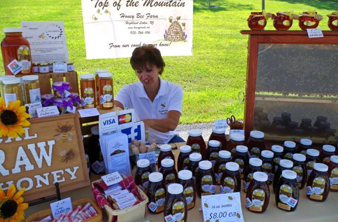 Donna Toto of Highland Lakes-based Top of the Mountain Honey Bee Farm has hives placed in five different counties. Learn more at their Website www.honeyforsale.net.
