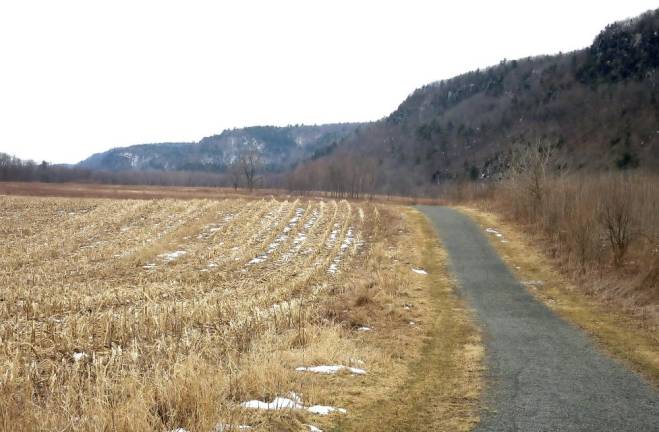 The McDade Recreational Trail in Milford (Photo by Pamela Chergotis)