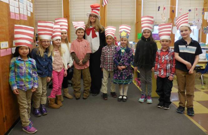 Sussex Christian students read Dr. Suess