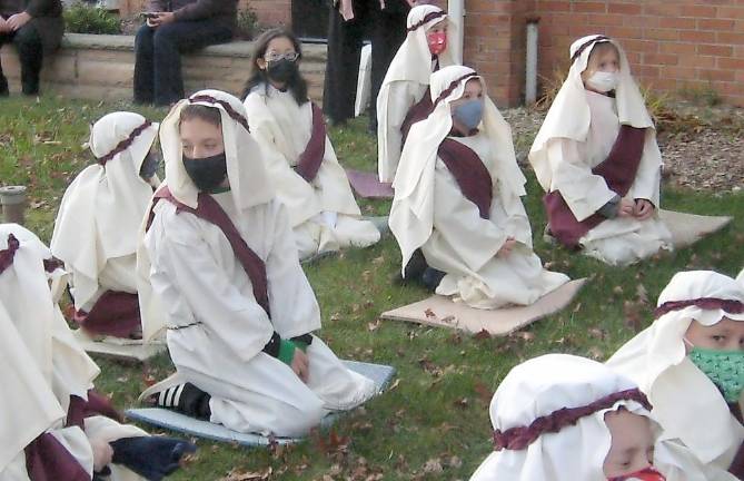 Shepherds receive their instructions (Photo by Janet Redyke)