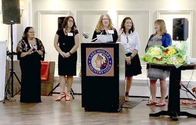 Winner Rosie Sanchez and nominees Dr. Michele Takacs, Sarah Ziccardi, and Dodie Guardia (Photo provided)