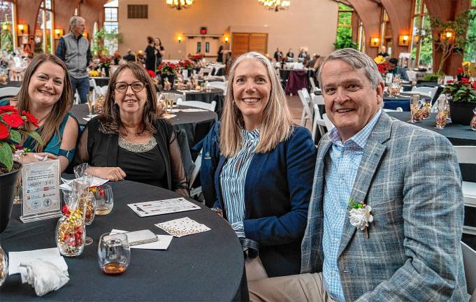 Photos: Casino Night fundraiser <b>From left are Dawn Hendershot, community manager of Family Promise of Sussex County; Chris Butto, the nonprofit’s chief executive; and Nancy and Tom Purnell, a board member.</b>