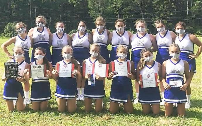 Kittatinny Regional High School Cheer Team at Fairview Lake YMCA (Photo courtesy of Sam Lupo)