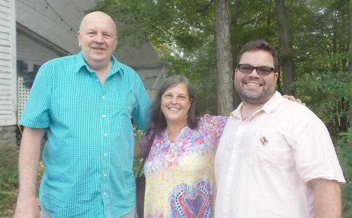 From left: Doug Colt, Liz Steen, and Stephen Teague (Photo by Frances Ruth Harris)
