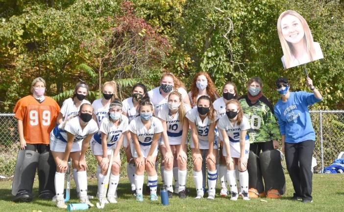 Cougars field hockey team seeks to turn close games into wins The team after their Oct. 10 win against High Point (Photo provided)