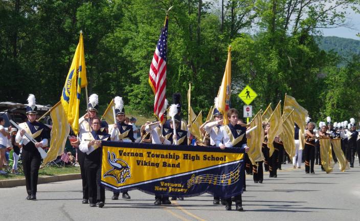 Township’s annual veteran’s tradition continues Vernon Township High School Viking Band.
