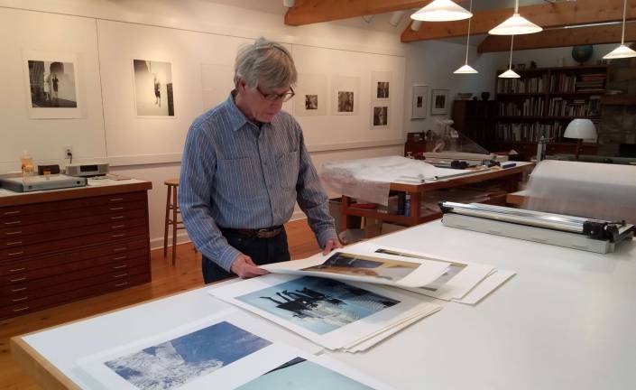 Doug Petersen in his studio