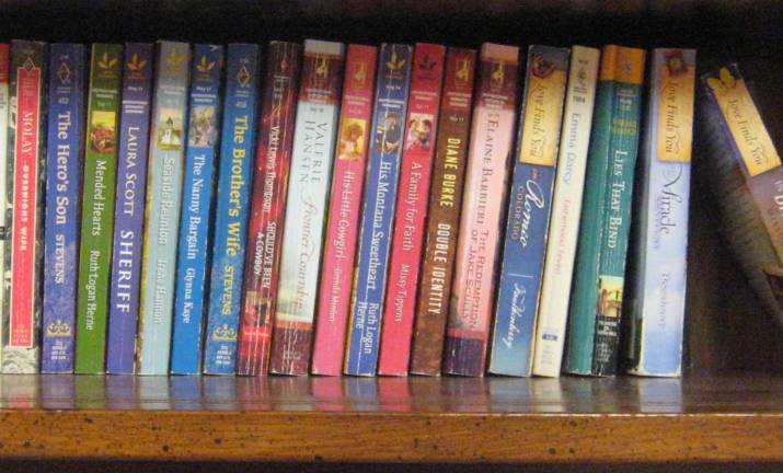 Church selling donated books for less PHOTOS BY JANET REDYKEBooks galore are available at PoP’s Book Nook at the Prince of Peace Church in Hamburg.