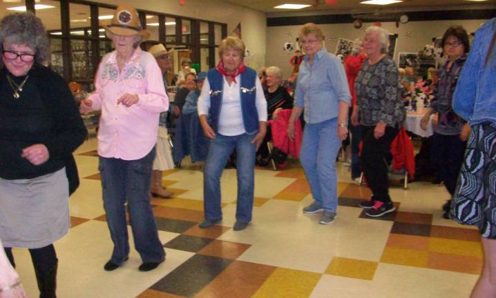 Local senior citizens enjoyed dancing at the Prom.