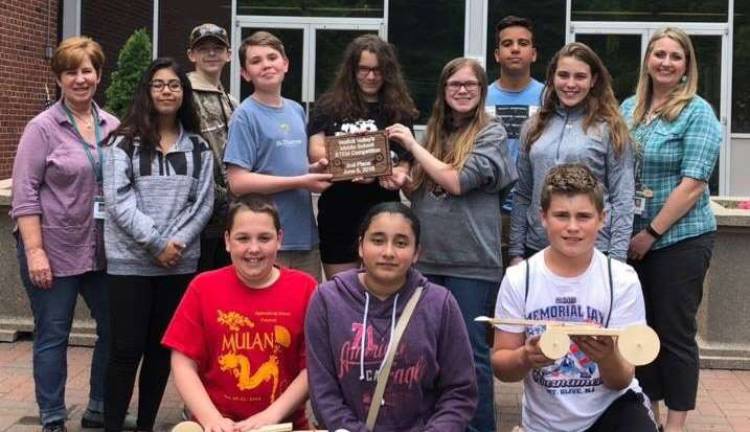 Ogdensburg students came in SECOND place for the mousetrap spring fling competition at the STEM Competition. Ms. Cooke and Mrs. Cooper prepared the students and gave them the opportunity to participate.