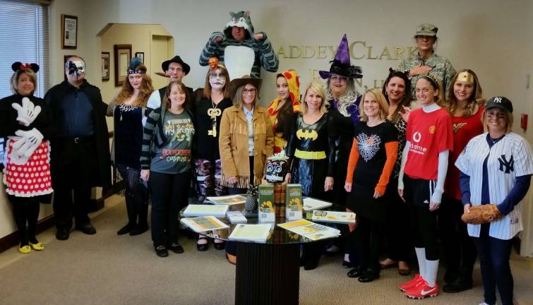 The law firm of Laddey, Clark and Ryan celebrates Halloween.