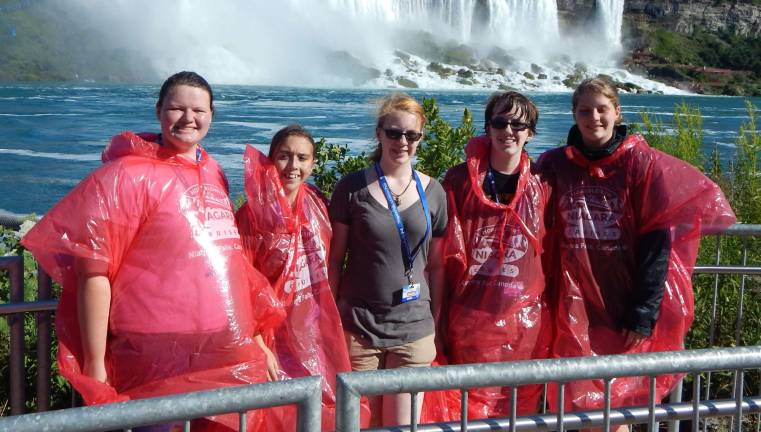 Girl Scouts visit Niagara Falls