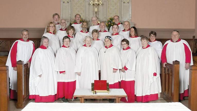 The Christ Church Newton Senior Choir will sing during an Evensong liturgy on Nov. 23.