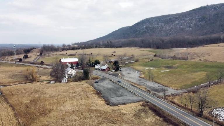 New life for the old Rickey farm as commercial project is approved An aerial view of the site (from planning exhibits)