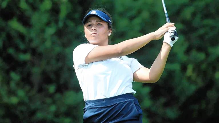 Hough, Tucci on Centenary lacrosse team <b>CS3 Emily Rhode, a Vernon Township HIgh School graduate, </b>played on the women’s golf squad at Drew University and earned All Landmark Conference Honorable Mention. (Photo courtesy of drewrangers.com)
