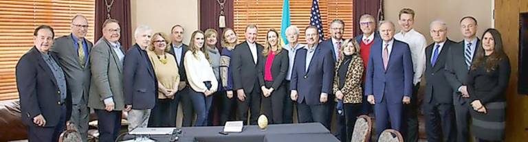U.S. Rep. Sherrill meets with local Ukrainian-Americans after Kyiv meeting with President Zelensky U.S. Representative Mikie Sherrill (NJ-11) at the Ukrainian American Cultural Center of New Jersey earlier this month (Photo provided)