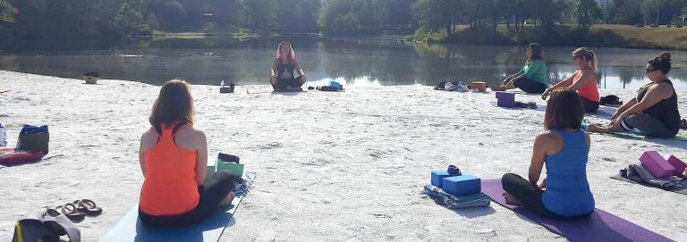 Yoga on the Beach closes out summer