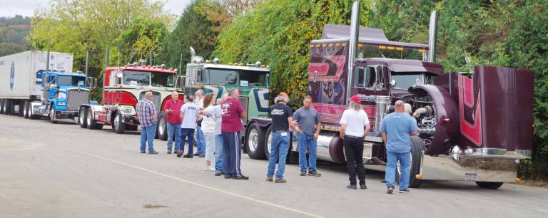 Trucks, truckers and truck aficionados gathered together. The 27th Annual American Truck Historical Society Truck Show (Metro Jersey Chapter) took place at Skylands Stadium in Augusta, New Jersey on Sunday, October 15, 2017.