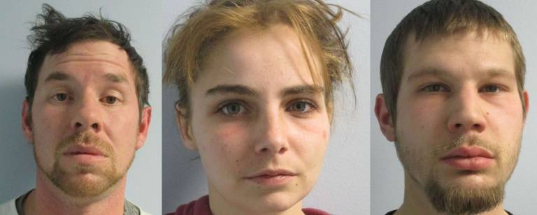 Three charged after heroin investigation These photos released by the Franklin Borough Police Dept. show, from left, Jasons Brunell, Katelyn Shipps, and Christopher Ambrose.