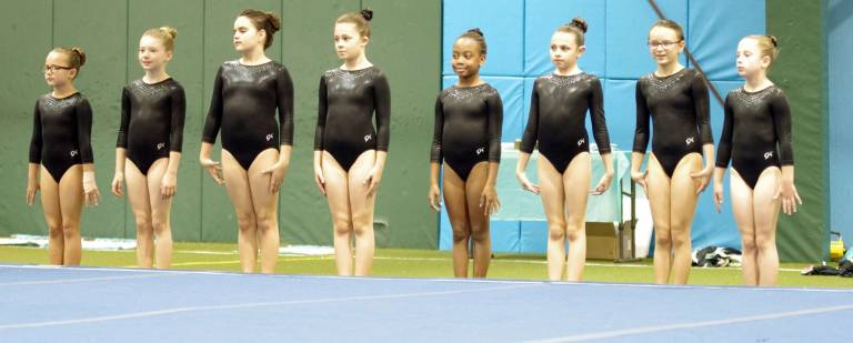 The Westys Gymnastics team. Westys Gymnastics is located in Franklin Borough.