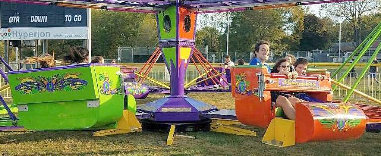 Nicky, Lukas and Jasmine enjoyed a ride.